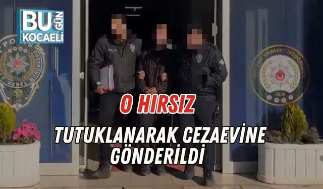 O Hırsız Tutuklanarak Cezaevine Gönderildi