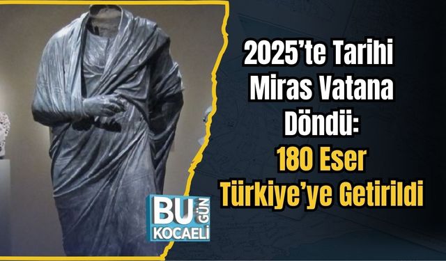 2025’te Tarihi Miras Vatana Döndü: 180 Eser Türkiye’ye Getirildi