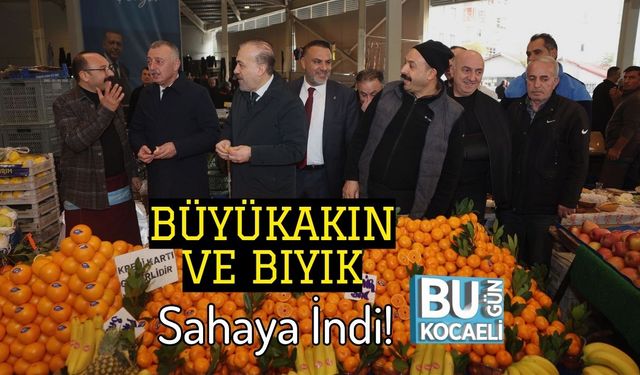 Büyükakın ve Bıyık Sahaya İndi!