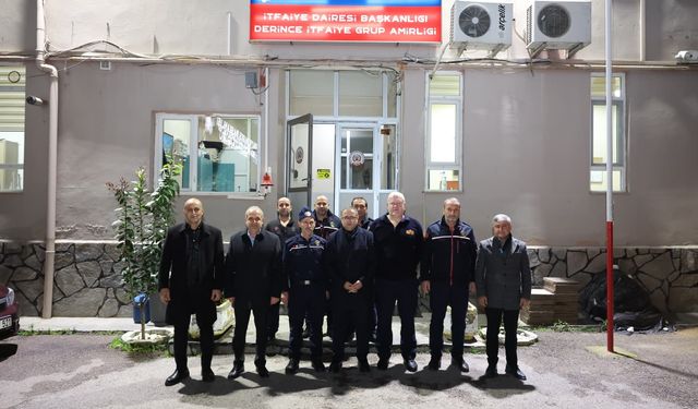 Başkan Gökçe’den Yeni Yıl Nöbetçilerine Moral Ziyareti