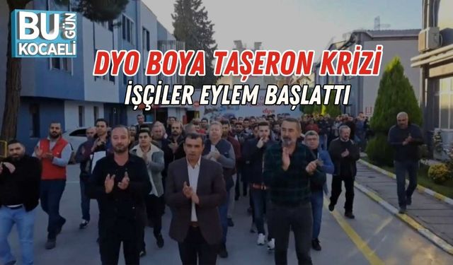 DYO Boya Taşeron Krizi: İşçiler Eylem Başlattı