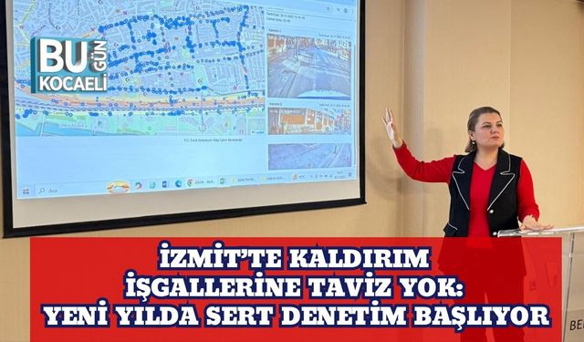 İzmit’te Kaldırım İşgallerine Taviz Yok: Yeni Yılda Sert Denetim Başlıyor