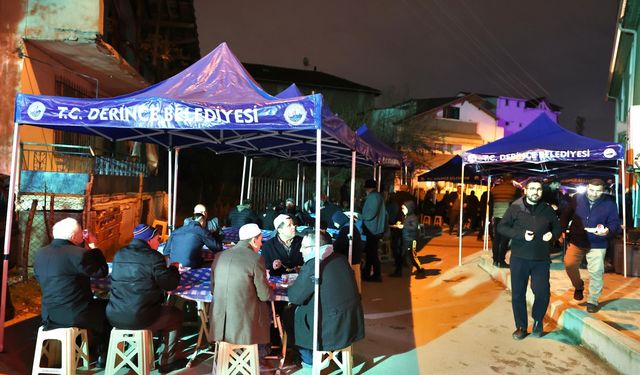 Regaib Kandili Derince’de Dualarla İdrak Edildi