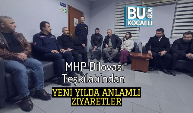MHP Dilovası Teşkilatı’ndan Yeni Yılda Anlamlı Ziyaretler