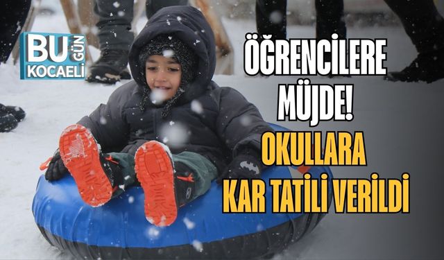 Öğrencilere Müjde! Okullara Kar Tatili Verildi