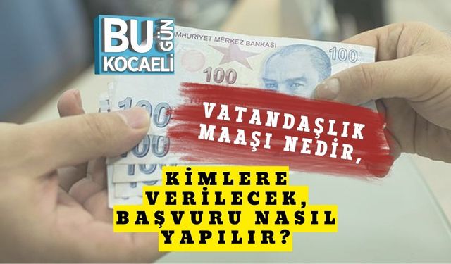 Vatandaşlık Maaşı Nedir, Kimlere Verilecek, Başvuru Nasıl Yapılır?