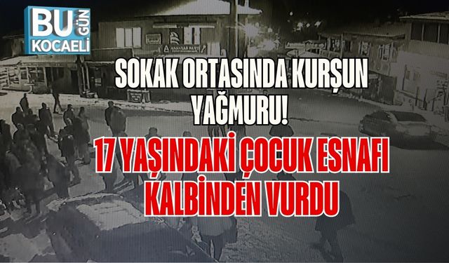 Sokak Ortasında Kurşun Yağmuru! 17 Yaşındaki Çocuk Esnafı Kalbinden Vurdu