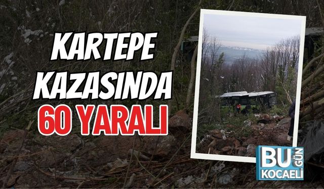 Kartepe Kazasında 60 Yaralı