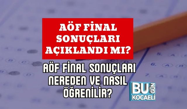 AÖF Final Sonuçları Açıklandı Mı? AÖF Final Sonuçları Nereden ve Nasıl Öğrenilir?