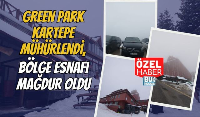Green Park Kartepe Mühürlendi, Bölge Esnafı Mağdur Oldu