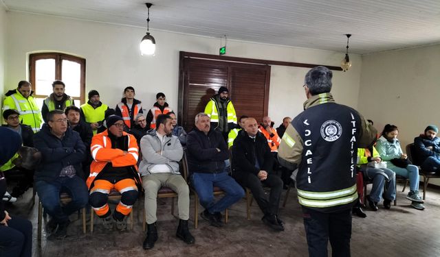 TCDD Personeline Yangın Eğitimi: Müdahale Kabiliyeti Artırılıyor