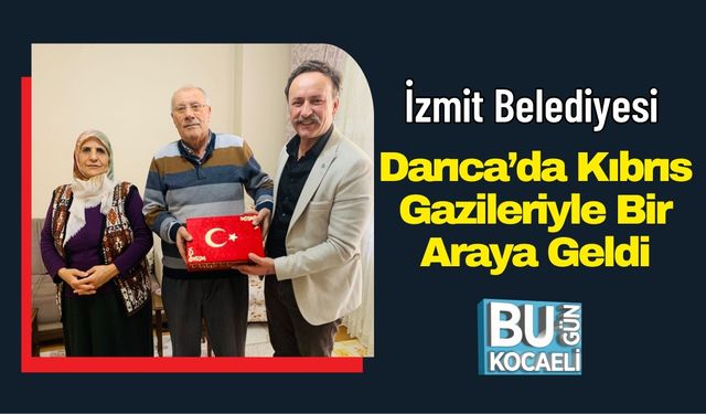 İzmit Belediyesi Darıca’da Kıbrıs Gazileriyle Bir Araya Geldi