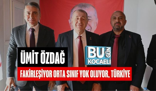 Ümit Özdağ: Orta Sınıf Yok Oluyor, Türkiye Fakirleşiyor