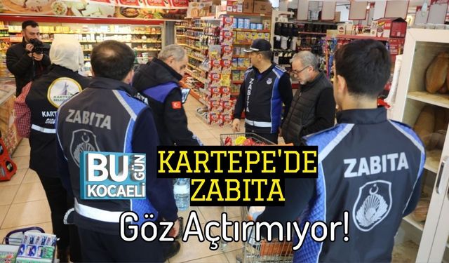 Kartepe'de Zabıta Göz Açtırmıyor!