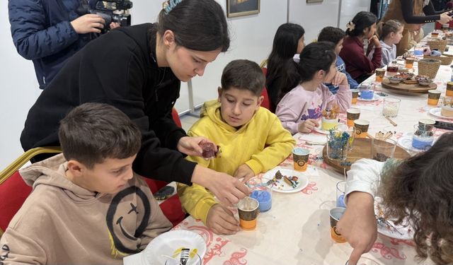 Kartepeli Çocuklar Yarıyıl Tatilinde Mum Atölyesinde Buluştu