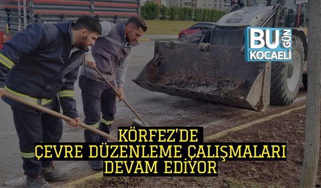 Körfez’de Çevre Düzenleme Çalışmaları Devam Ediyor