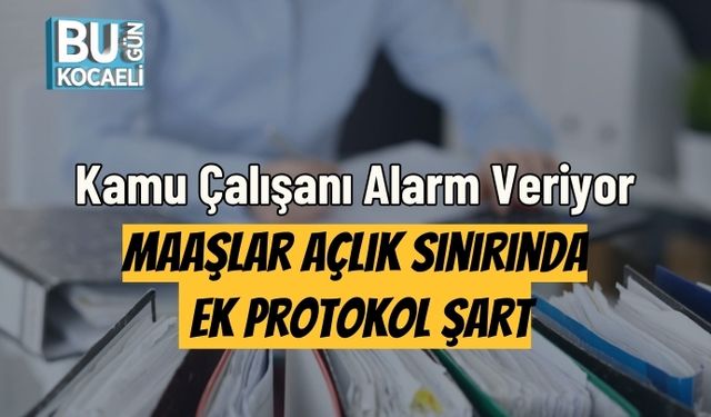 Kamu Çalışanı Alarm Veriyor: Maaşlar Açlık Sınırında, Ek Protokol Şart