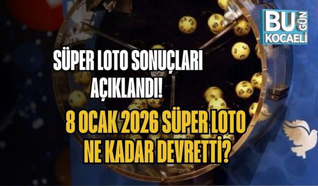 SÜPER LOTO SONUÇLARI AÇIKLANDI! 8 OCAK 2026 SÜPER LOTO NE KADAR DEVRETTİ?