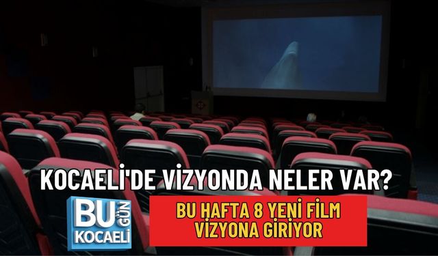 KOCAELİ'DE VİZYONDA NELER VAR? BU HAFTA 8 YENİ FİLM VİZYONA GİRİYOR