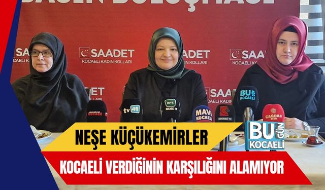 Neşe Küçükemirler: “Kocaeli Verdiğinin Karşılığını Alamıyor"