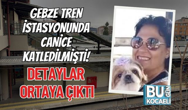 GEBZE TREN İSTASYONUNDA CANİCE KATLEDİLMİŞTİ! DETAYLAR ORTAYA ÇIKTI