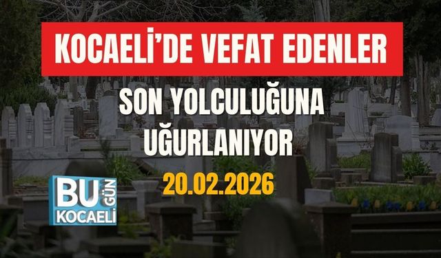 KOCAELİ'DE VEFAT EDENLER SON YOLCULUĞUNA UĞURLANIYOR