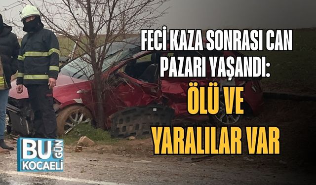 Trafik Kabusu, İki Otomobil Çarpıştı : Ölü Ve Yaralılar Var!