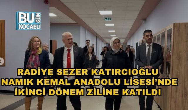 Radiye Sezer Katırcıoğlu, Namık Kemal Anadolu Lisesi’nde İkinci Dönem Ziline Katıldı