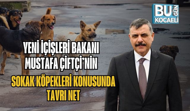 YENİ İÇİŞLERİ BAKANI MUSTAFA ÇİFTÇİ’NİN SOKAK KÖPEKLERİ KONUSUNDA TAVRI NET