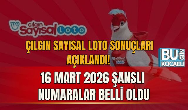 ÇILGIN SAYISAL LOTO SONUÇLARI AÇIKLANDI! 16 MART 2026 ŞANSLI NUMARALAR BELLİ OLDU