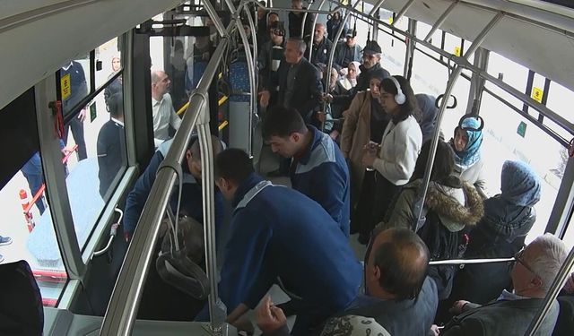 ELAZIĞ’DA OTOBÜS ŞOFÖRÜNDEN HAYAT KURTARAN MÜDAHALE