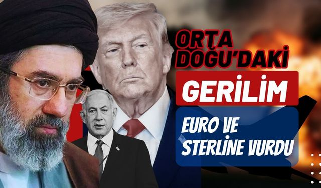 ORTA DOĞU’DAKİ GERİLİM EURO VE STERLİNE VURDU