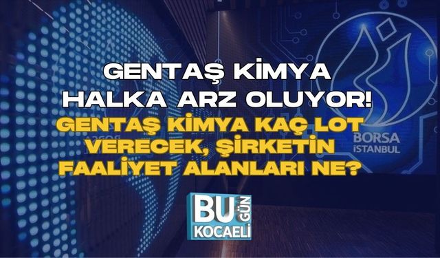 GENTAŞ KİMYA HALKA ARZ OLUYOR! GENTAŞ KİMYA KAÇ LOT VERECEK, ŞİRKETİN FAALİYET ALANLARI NE?
