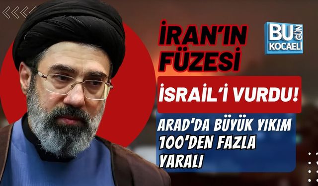 İRAN’IN FÜZESİ İSRAİL’İ VURDU! ARAD’DA BÜYÜK YIKIM, 100’DEN FAZLA YARALI