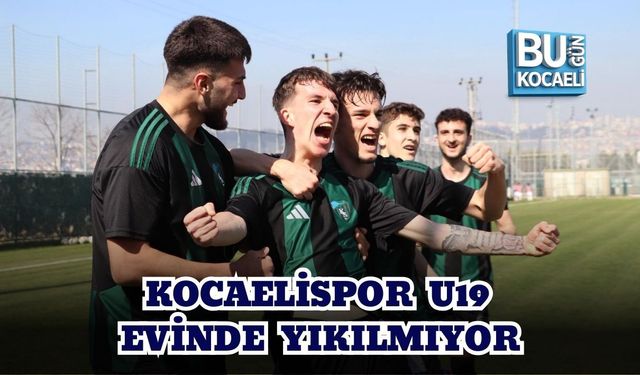 KOCAELİSPOR U19 EVİNDE YIKILMIYOR