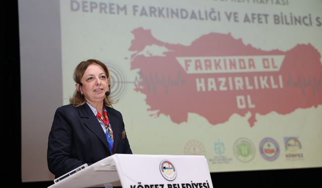 KÖRFEZ'DE DEPREM BİLİNCİ EĞİTİMİ VERİLDİ