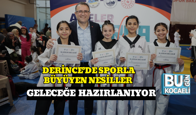 DERİNCE’DE SPORLA BÜYÜYEN NESİLLER GELECEĞE HAZIRLANIYOR
