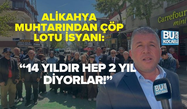ALİKAHYA MUHTARINDAN ÇÖP LOTU İSYANI: “14 YILDIR HEP 2 YIL DİYORLAR!”