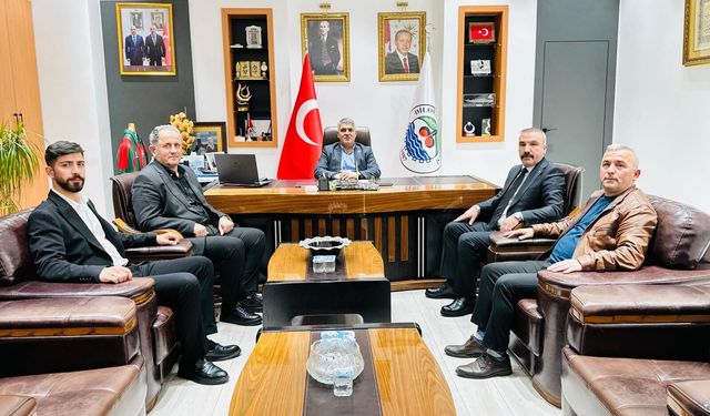 MHP DİLOVASI’NDAN KURUMLARA ZİYARET: YENİ GÖREVLERE “HAYIRLI OLSUN”