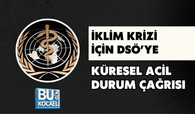 İKLİM KRİZİ İÇİN DSÖ’YE KÜRESEL ACİL DURUM ÇAĞRISI