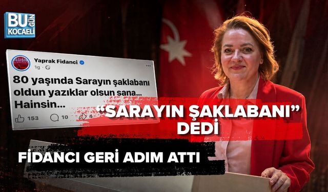 “SARAYIN ŞAKLABANI” DEDİ FİDANCI GERİ ADIM ATTI