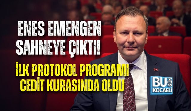 ENES EMENGEN SAHNEYE ÇIKTI! İLK PROTOKOL PROGRAMI CEDİT KURASINDA OLDU