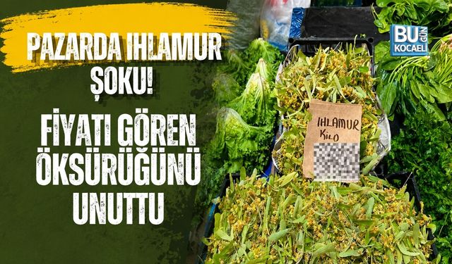 PAZARDA IHLAMUR ŞOKU! FİYATI GÖREN ÖKSÜRÜĞÜNÜ UNUTTU