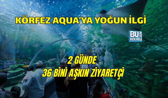 KÖRFEZ AQUA’YA YOĞUN İLGİ: 2 GÜNDE 36 BİNİ AŞKIN ZİYARETÇİ
