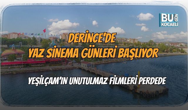 DERİNCE’DE YAZ SİNEMA GÜNLERİ BAŞLIYOR