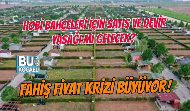 HOBİ BAHÇELERİ İÇİN YENİ HABER: SATIŞ VE DEVİR YASAĞI MI GELECEK? FAHİŞ FİYAT KRİZİ BÜYÜYOR!
