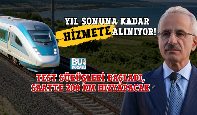YIL SONUNA KADAR HİZMETE ALINIYOR! TEST SÜRÜŞLERİ BAŞLADI, SAATTE 200 KM HIZ YAPACAK