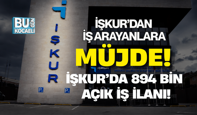 İŞKUR’DAN İŞ ARAYANLARA MÜJDE! TAM 894 BİN AÇIK POZİSYON: LİSTEDE SİZİN MESLEĞİNİZ DE VAR MI?