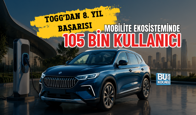 TOGG’DAN 8. YIL BAŞARISI: MOBİLİTE EKOSİSTEMİNDE 105 BİN KULLANICI