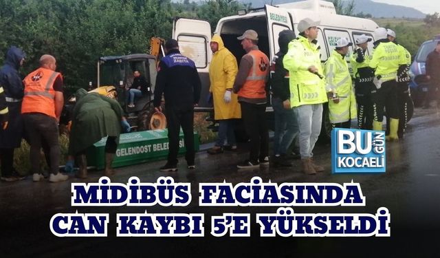 MİDİBÜS FACİASINDA CAN KAYBI 5’E YÜKSELDİ